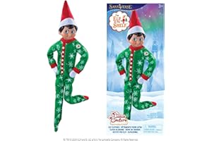 The Elf on the Shelf Claus Couture Snowflake Snuggle Onesie PJs – Cozy Pajamas For Your Scout Elf - Includes Green Snowflake printed Onesie