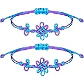 Qiuseadu 2pcs Korean Knot Bracelets Handmade Matching Couples Friendship Accessories Gifts