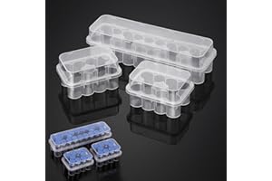 3-Pack Peptide Case for Fridge (2*10+24 Slots),3mL Vial Holder for Refrigerator Organized Storage,44-Slot Insulin & Peptide O