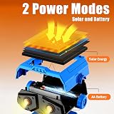 OMWay Solar Robot Toys 12-in-1 STEM Kit 228 Parts Blue view 2