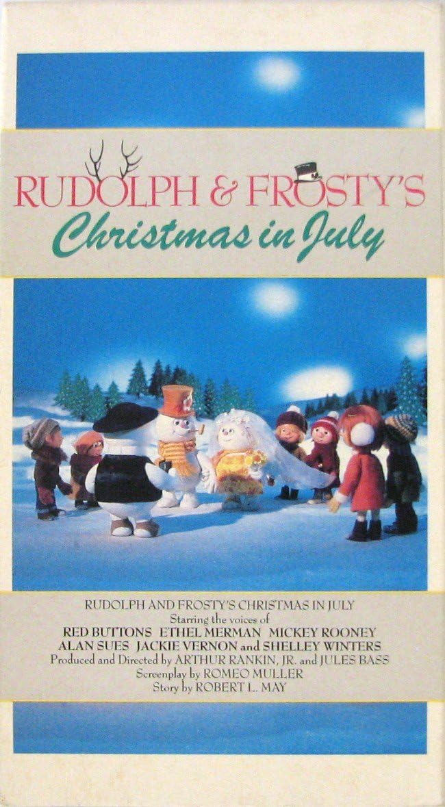Rudolph & Frosty's Christmas in July Red Buttons, Ethel
