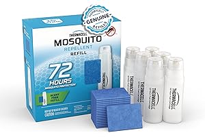 Thermacell Mosquito Repellent Refills; Compatible with Any Fuel-Powered Thermacell Repeller; Highly Effective, Long Lasting, No Spray or Mess; 15 Foot Zone of Mosquito Protection