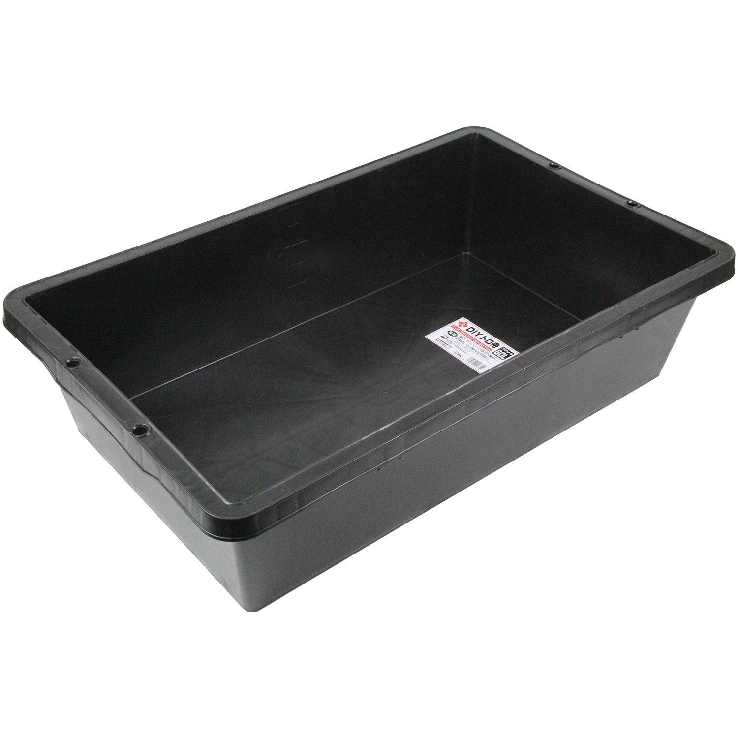 赤長 DIYトロ舟 ブラック 60L 約410×715×207mm商品画像