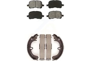Transit Auto Front Rear Semi-Metallic Brake Pads And Drum Shoes Kit Replacement For Toyota Corolla KSN-100179