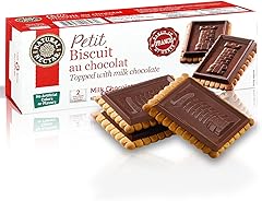 Natural Nectar Petit Biscuit Milk Chocolate 5.29 oz – Crisp European-Style Biscuits Covered in Smooth Milk Chocolate; Snack C