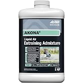Akona Liquid Air Entraining Admixture, 1 Quart | Air Entraining Admixture for Concrete, Plasticizer, Air Entrainment, High Strength Additive, Liquid Air Agent