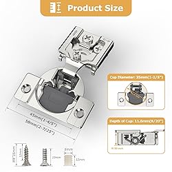 FURNIWARE 10 Pieces Soft Closing Cabinet