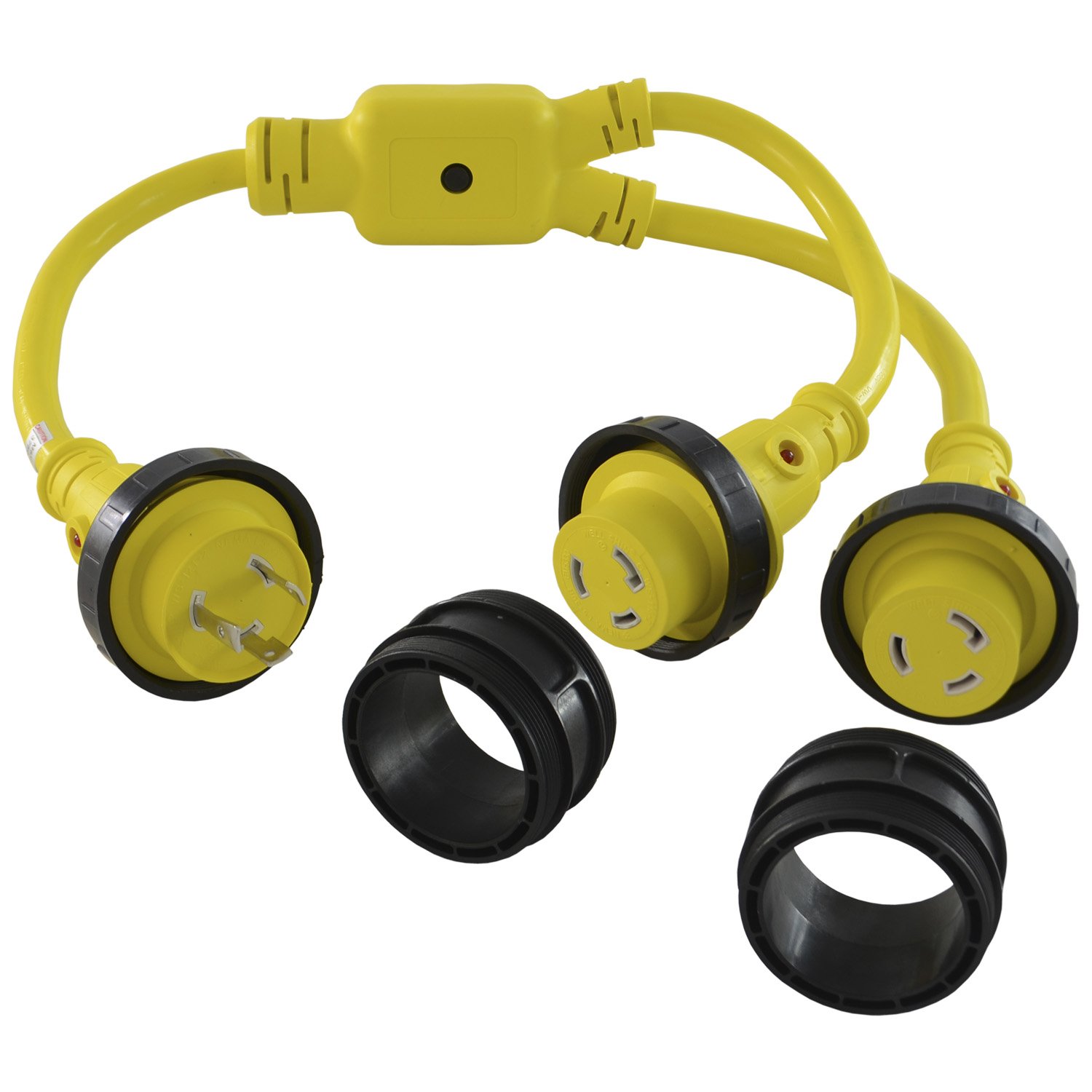 2 3Feet Conntek 17220 Shore Power YAdapter 30 Amp Plug to 30 Amp