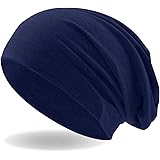 Hombres Suave Alineado Grueso Gorro De Punto Caliente Invierno Slouchy