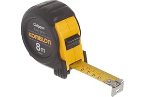 Komelon PG85 Metric Gripper Tape, 8m by 25mm, Black