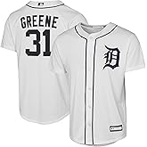 Riley Greene Detroit Tigers MLB Kids Youth 8-20 White Home Player Jersey