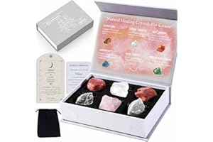Faivykyd Cancer Zodiac Crystal Set, Healing Stones Gifts for Women, Astrology-Inspired Zodiac Sign Crystals, Birthday Gift for Her, Spiritual Decor