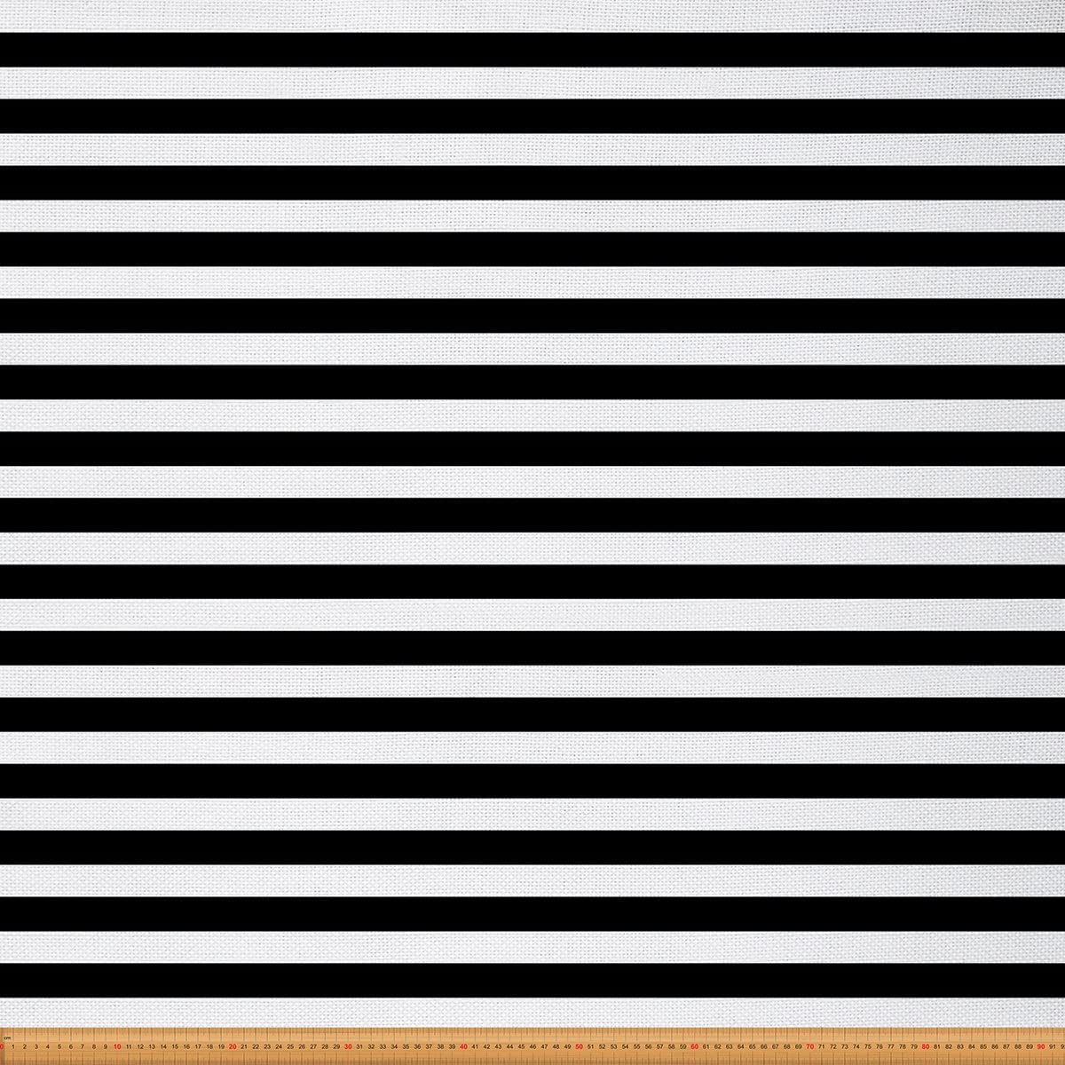 Striped Upholstery Fabric for Chairs Black and White Stripe Fabric by The Yard Farmhouse Ticking Stripes Decorative Fabric for Quilting Sewing Horizontal Stripes Abstract Gothic Fabric 1 Yard
