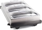 Progress 3 Pan Buffet Server 300W Food Warmer Bain Marie Portable view 7