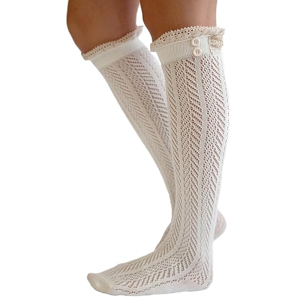 Boot Socks Loritta Pairs Womens Boot Cuffs Winter Short Cable