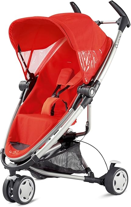 red quinny pram