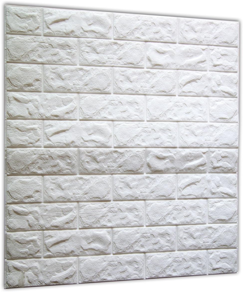 3D Brick Tile 700×770mm Waterproof Wall Sticker Self-adhesive Panels Decor Decal Wallpaper