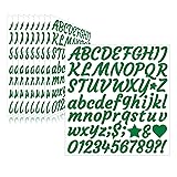 Llewyn 730 Pieces 10 Sheets Letter Stickers,Self