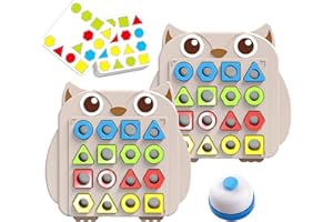 Muflydo Shape Matching Game,Kids Shape Sorting Challenging Game | Home Classroom Educational Board Toy Two-Player for Boys Gi