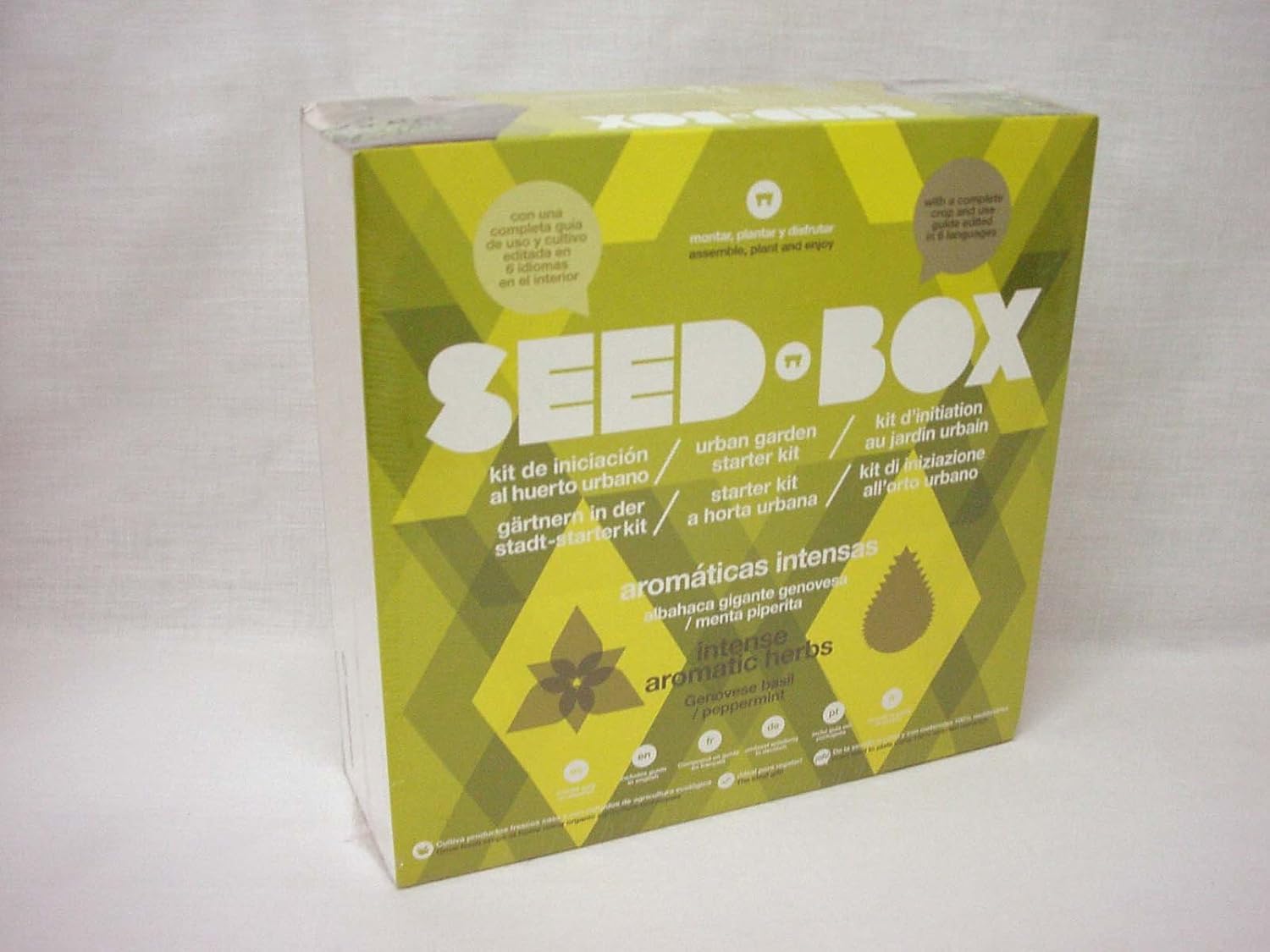 SEED BOX KIT HUERTO URBANO AROMATICA INTENSAS MENTA ALBAHACA ...