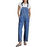 Skirt BL Denim Overalls for Women Straight Leg Adjustable Strap Jean Bib Overalls Casual Stretch Denim Jumpsuit with Pockets