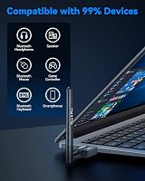 Maxuni USB Bluetooth 5.3 Dongle Adapter PC Laptop Desktop Low Latency Windows view 6