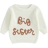 CHAUKAREAUL Big Brother Little Brother Matching Outfit Toddler Baby Boy Sweatshirt Letter Embroidery Shirt Winter Clothes