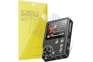 Lamshaw Compatible for MECHEN M30 MP3 Player Screen Protector, [6 Pack] Full Coverage TPU Clear Film Compatible for MECHEN M30 2 Inches MP3 Player (6 Pack)