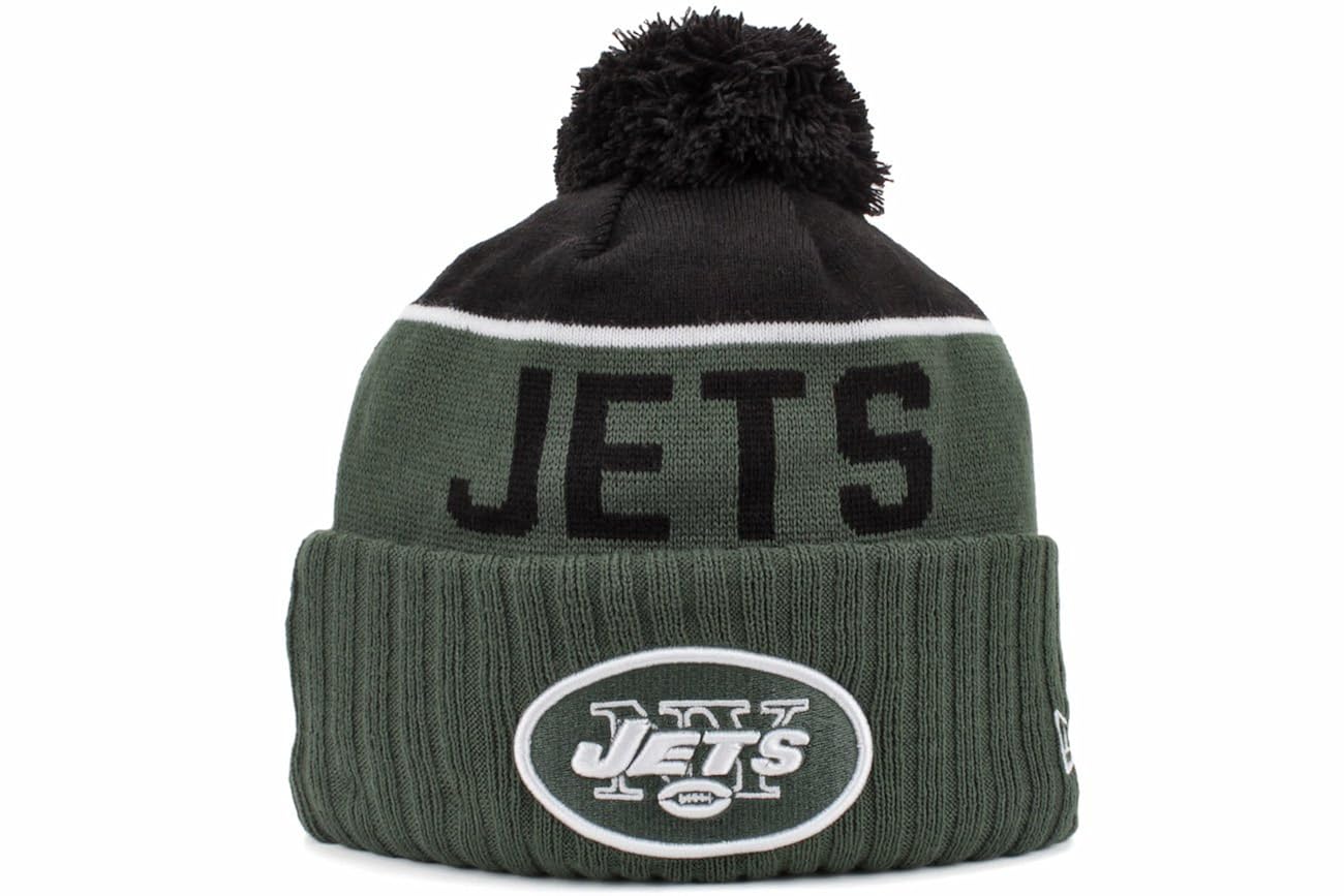 New Era Men's NFL 2015 New York Jets Sport Knit Hat New Era Men's NFL 2015 New York Jets Sport Knit Hat