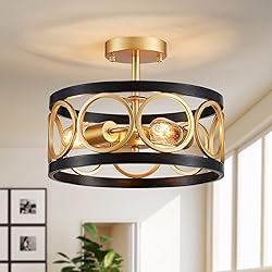 XINGQI Modern Semi Flush Mount Ceiling Light