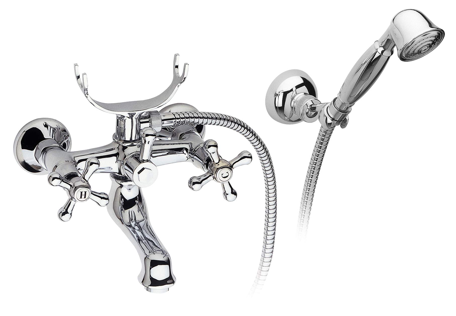 Pentagon Mixer tap Bath tub Cross