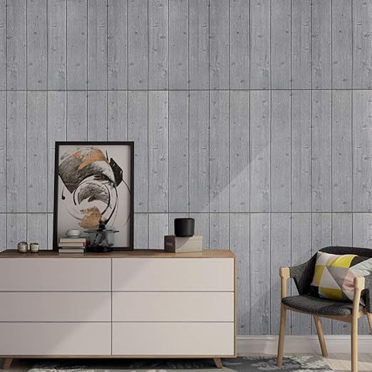 Kinlo 5pcs 70 X 70 Cm Tapete Selbstklebend Holzoptik 3d Wandaufkleber Pvc Verdicht Diy Schaum Wandpaneele Wallpaper Fur Schlafzimmer Wohnzimmer Deko Grau Amazon De Baumarkt