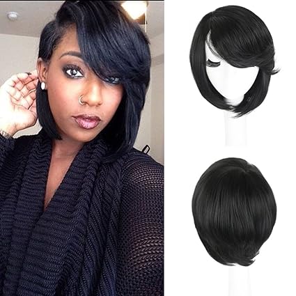 Amazon Com Scentw Short Cut Bob Synthetic Wigs For Women Heat