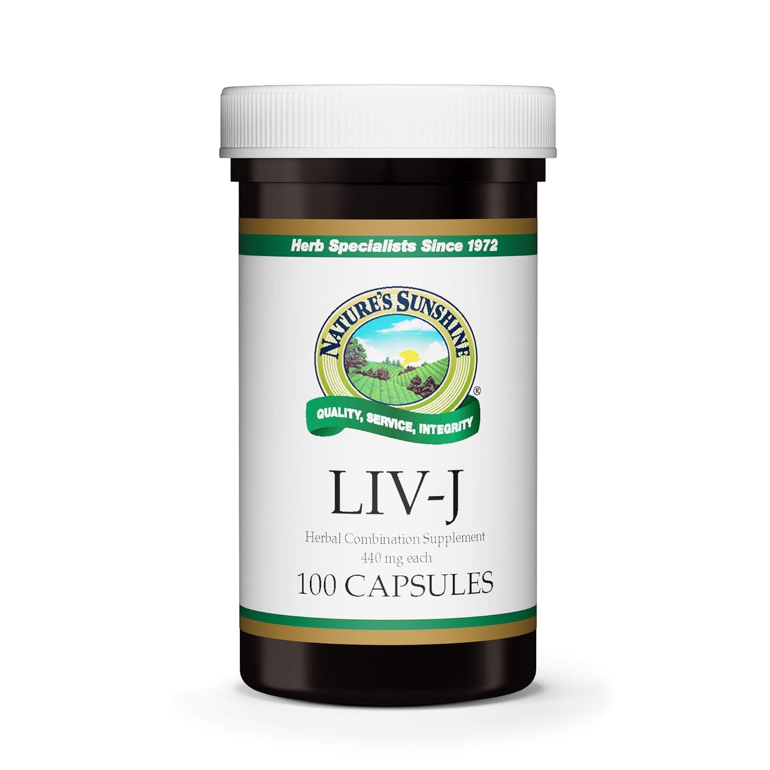 Nature's Sunshine LIVJ, 100 Capsules Herbal Blend