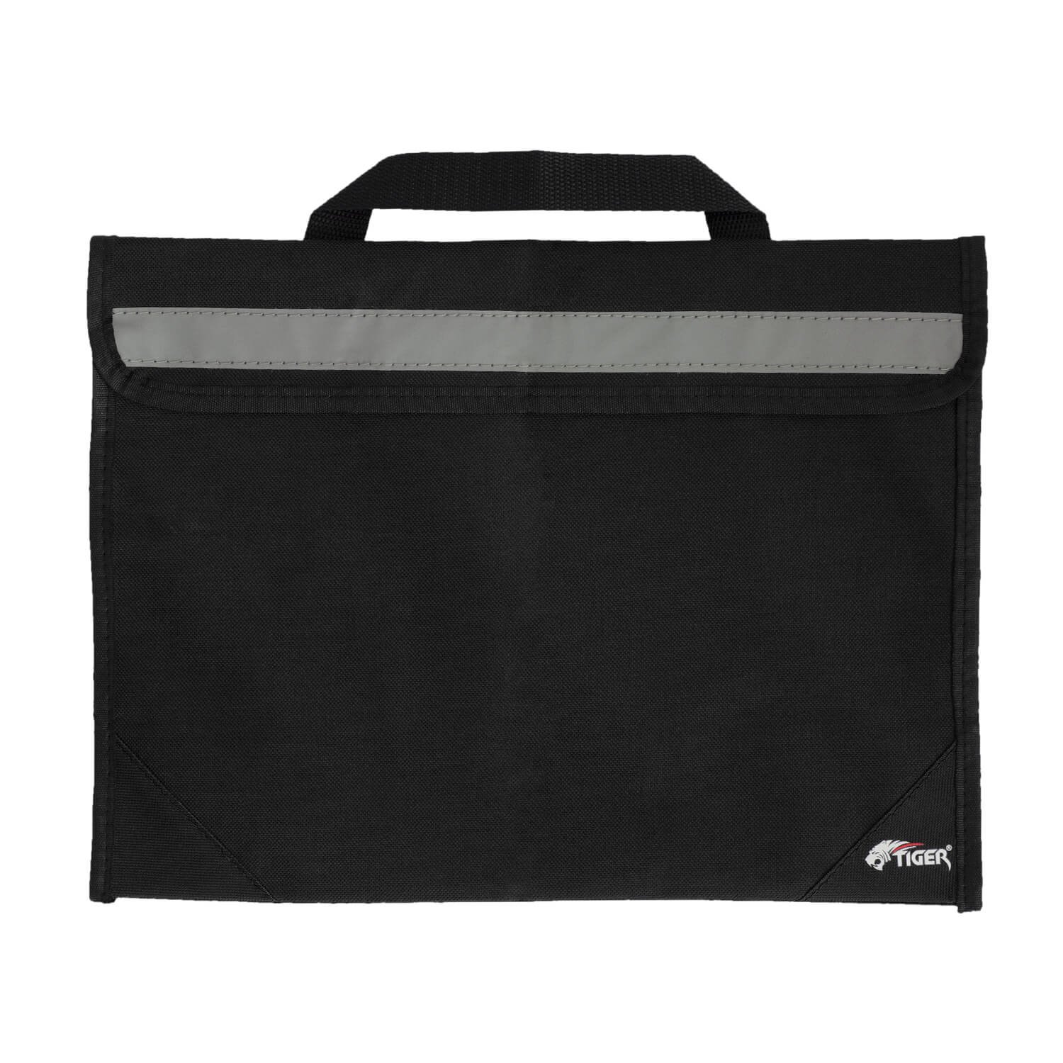 TIGER MSA63-BK Sheet Music Bag School Book Bag with Reflective Strip Black
