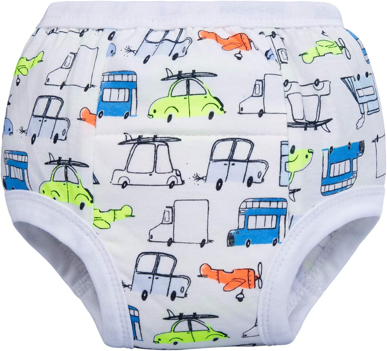 Yinson 6-Pack Padded Toddler Cotton Potty Training Pants Underwear for Baby Girls and Boys 12M-5T: Clothing