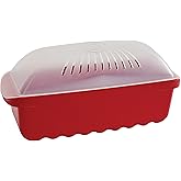 Nordic Ware Microwave Pasta Cooker, 6.4 Cup, Red