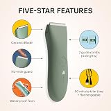 Meridian The Trimmer Original Body Hair Trimmer Men Waterproof Rechargeable Sage view 2