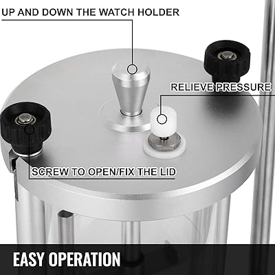 mophorn 6 atm 10 bar watch waterproof tester 2 watches watch case resistance measuring tools water resistant tester tool for waterproofness testing