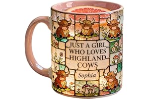 Cow Mug | Ceramic Cow Pattern Cup - Drinks Mug | for Hot Cocoa Milk Juice Cold Drinks Colleagues Coworkers- Men Women Home -O