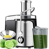 POTANE Juicer Machine, Titanium Enhanced Filter, EMGEL 8830 Motor, Easy Clean Centrifugal Juicing Machine, Large Feed…