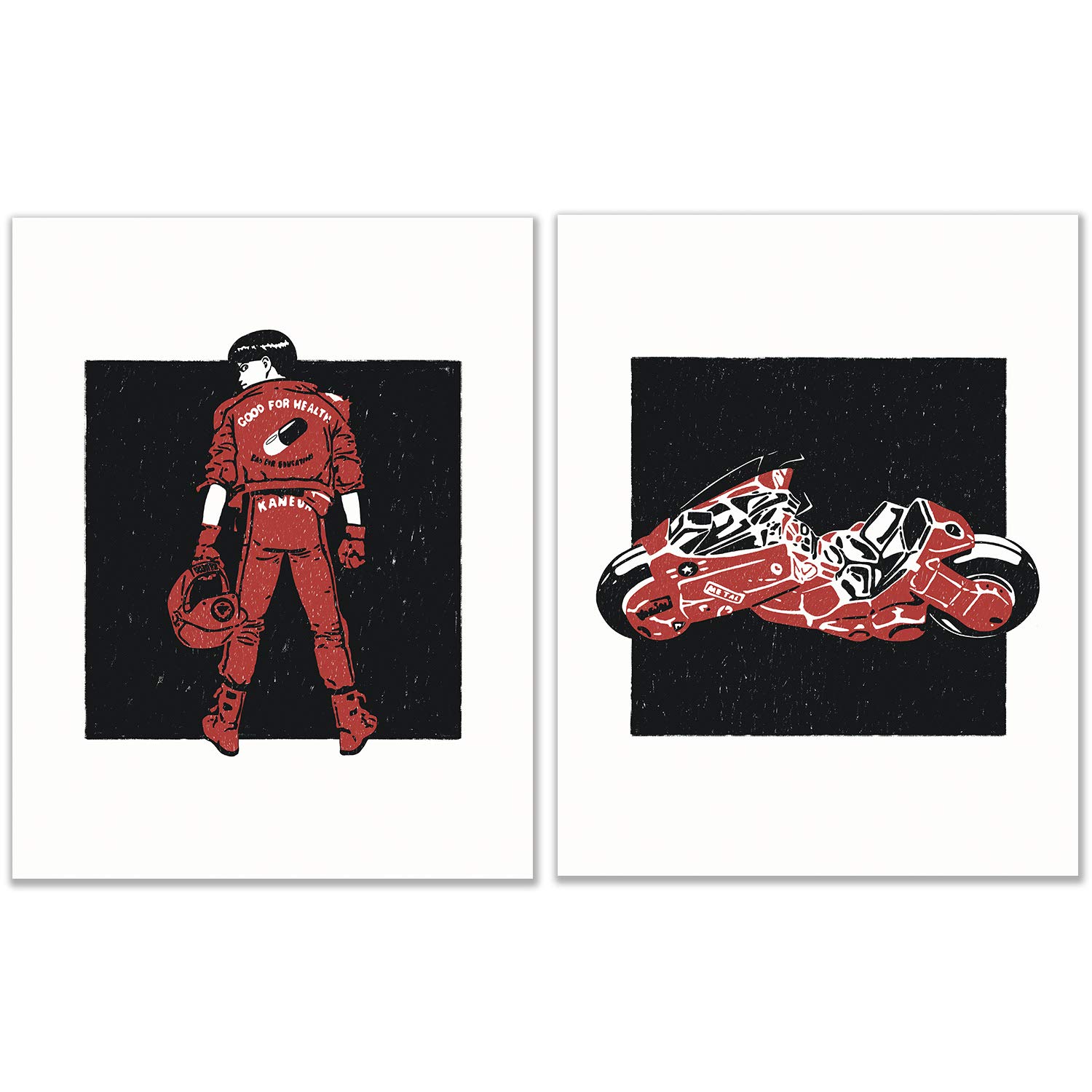 8x10 Set Of 2 Akira Posters Akira Manga Anime Posters Movie Posters Home Wall Decor Anime Wall Art Living Room Decor Office Decor Aesthetic Room Decor Bedroom Decor Wall Hanging Home Kitchen Handmade Products Ohmychalk Com