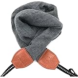 LIFEMATE Scarf Camera Strap,DSLR Camera Strap Universal Neck Strap,Fabric of Bohemia Floral Scarf Camera Strap (Grey)