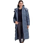 Pioneer Camp Women's Thickened Long Down Jacket 650+ Fill Power Puffer Jacket Winter Coat Parka Jacket with Hood