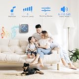 SURFOU Wireless Doorbell 400m Range 55 Melodies 5 Levels LED Black view 2