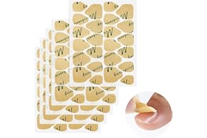 TENOC Press on Nails Sticky Tabs Nail Glue Sticker, Waterproof Gel Glue Stickers Breathable Jelly Double-Sided Adhesive Tapes, 5 Sheets (120pcs)