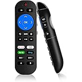 Programmed Remote for Roku Remote Replacement with Volume Key - All in One Remotes Control for Roku Express 4K+, Premiere/+, Ultra, 1 2 3 4, and Vizio TV Extra with 9 Learning Keys (Not for Stick)