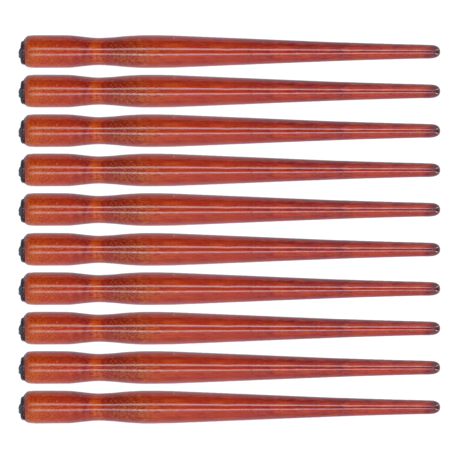 Yosoo Health Gear Calligraphy Pen Nib Holder, 10PCS Wooden Comic Pen Nib Holder, Dip Pen Nib Holder for Art Painting English Calligraphy (Redwood Color)
