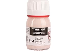 Tarrago Sneaker Leather Paint–Acrylic Customize Shoe Paint–for Sneakers, Boots, Bags, Purses–Matte,Flexible, Perfect Coverage–Pastel Pale Pink #624 – 0.8 Fl.Oz.