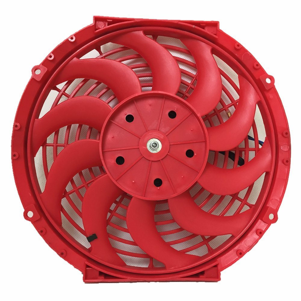 UPGR8 Universal High Performance 12V Slim Electric Cooling Radiator Fan